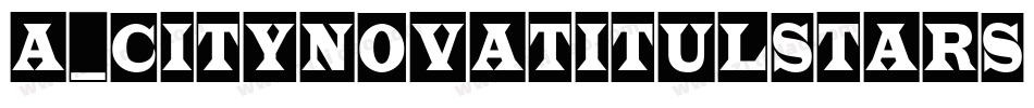a_CityNovaTitulStars (COPY 1)字体转换